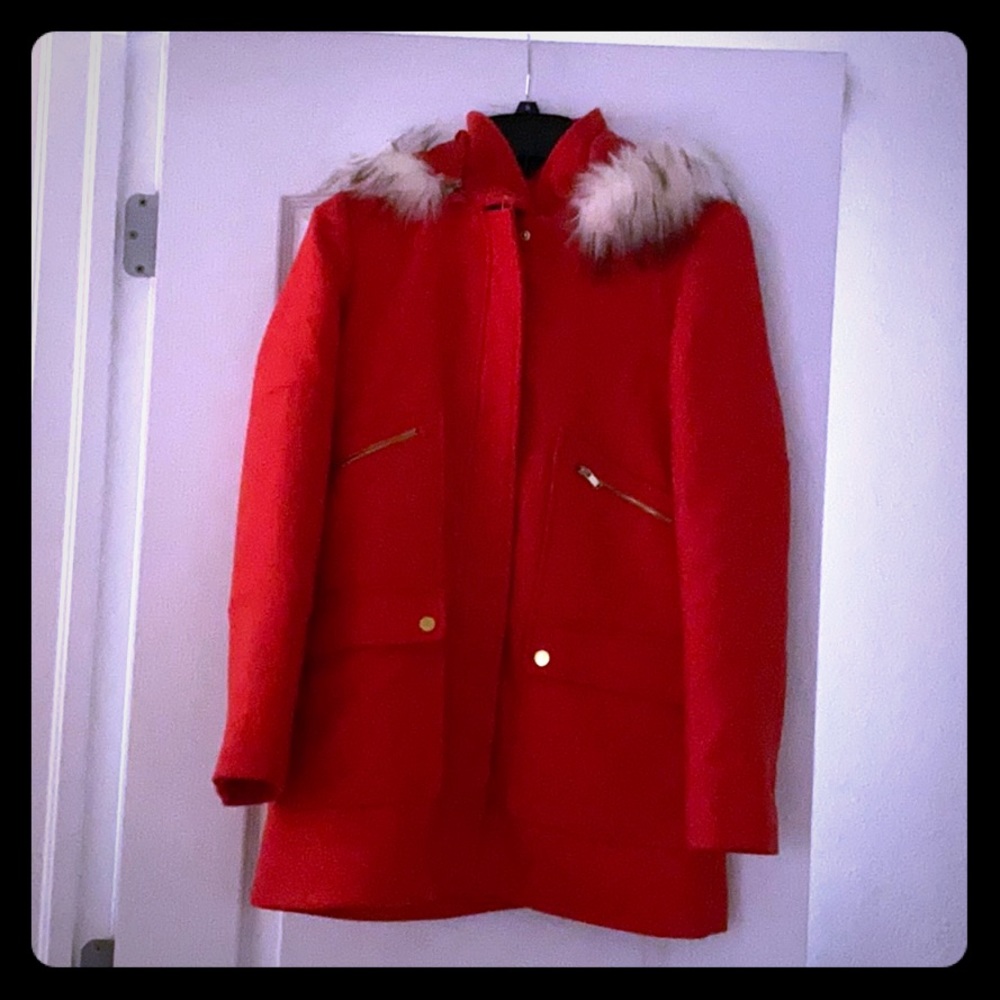 Maison Jules Peacoat NWOT - Picture 3 of 7